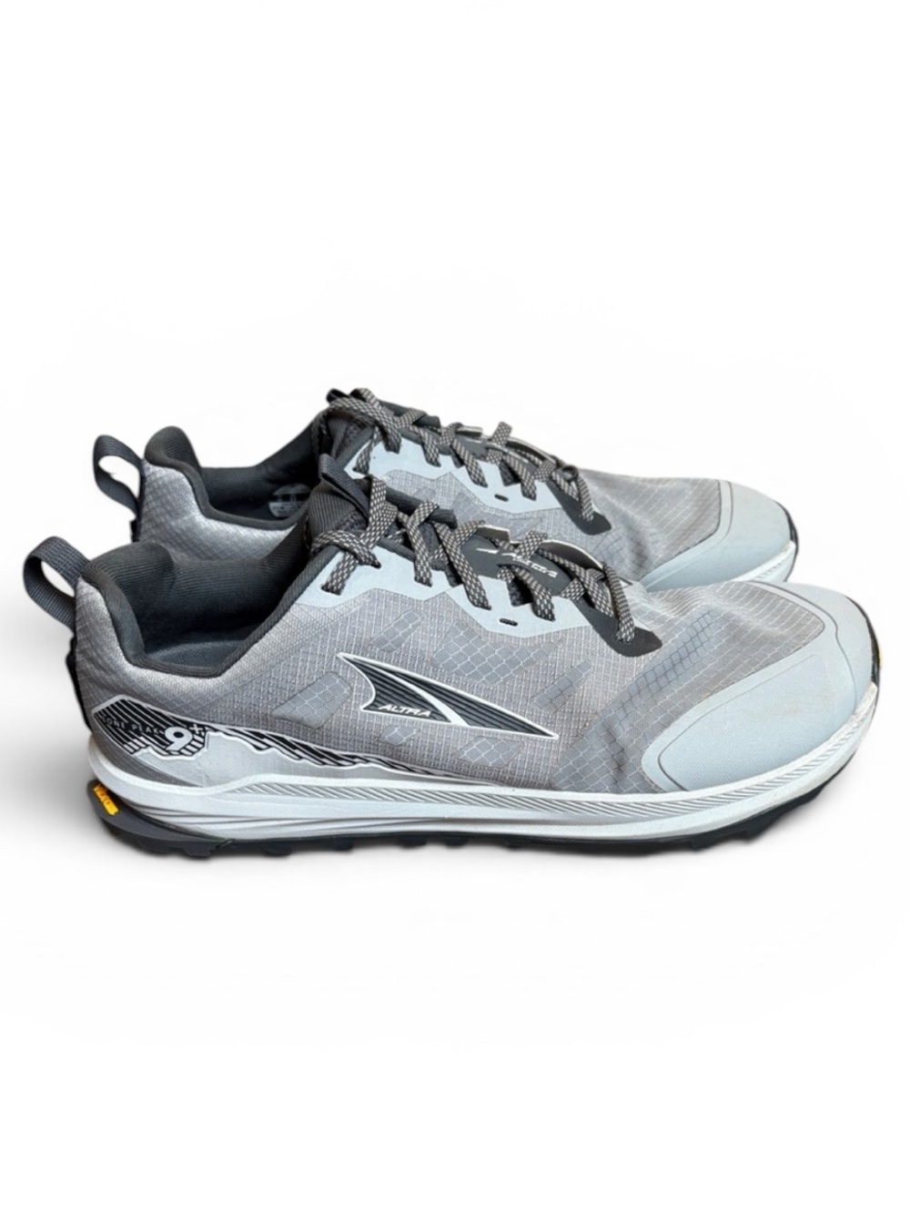 Altra Lone Peak 9 Trail Running Shoes Men’s 13W WIDE Gray Vibram